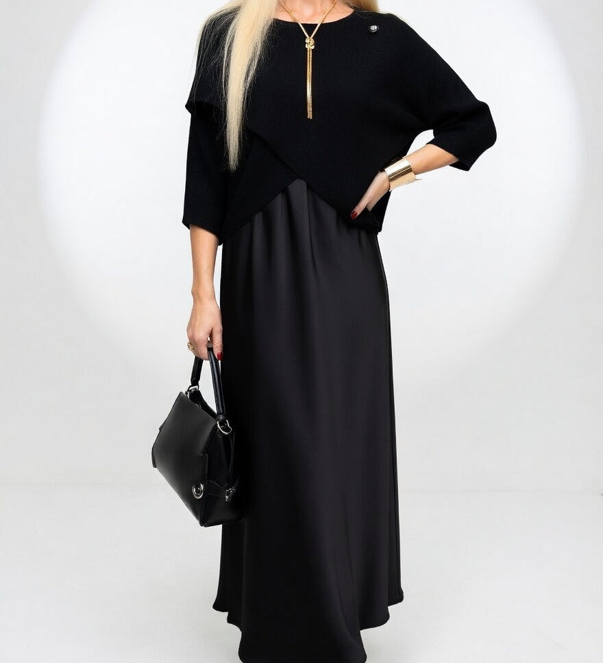Soléanne™ — Robe longue fluide élégante moderne