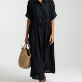 Lysandra™ | Robe chemise fluide estivale