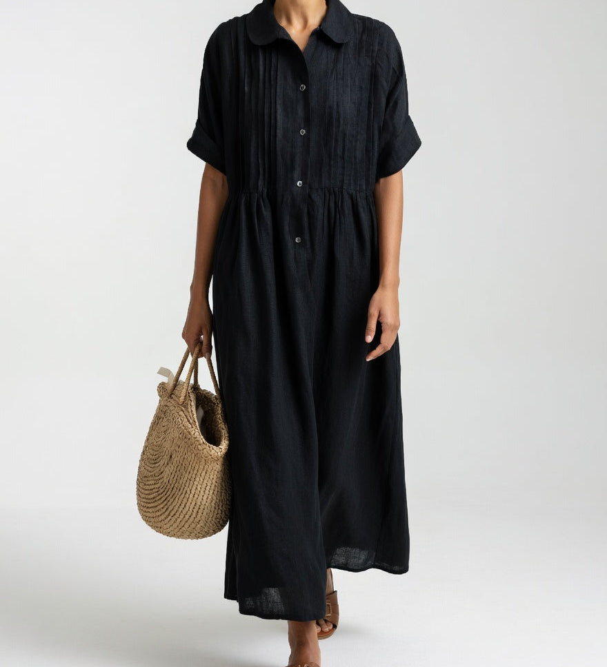 Lysandra™ | Robe chemise fluide estivale