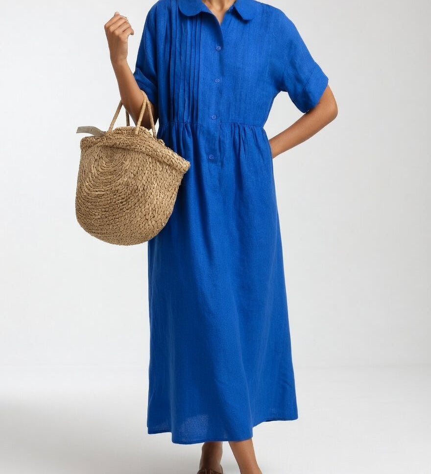 Lysandra™ | Robe chemise fluide estivale