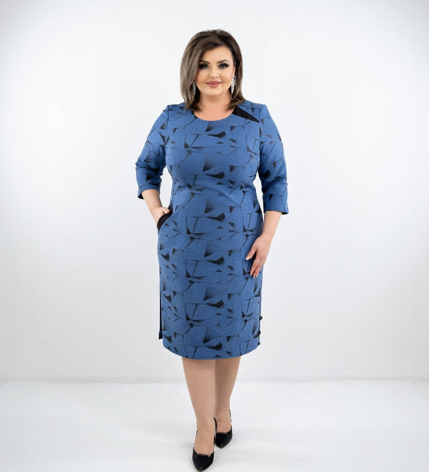 Adréliane™ — Robe élégante structurée confortable intemporelle
