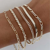 Karla | Ensemble de bracelets de cinq pièces