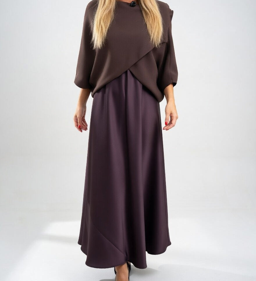 Soléanne™ — Robe longue fluide élégante moderne