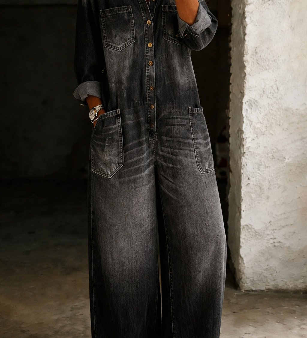 Lena | Mono denim confortable et décontracté