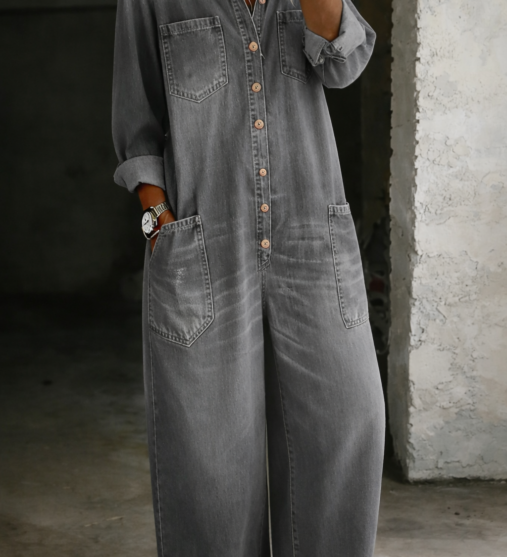 Lena | Mono denim confortable et décontracté