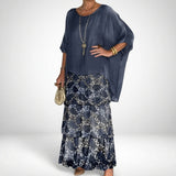 Émeline™ — Robe maxi fluide à volants bohème