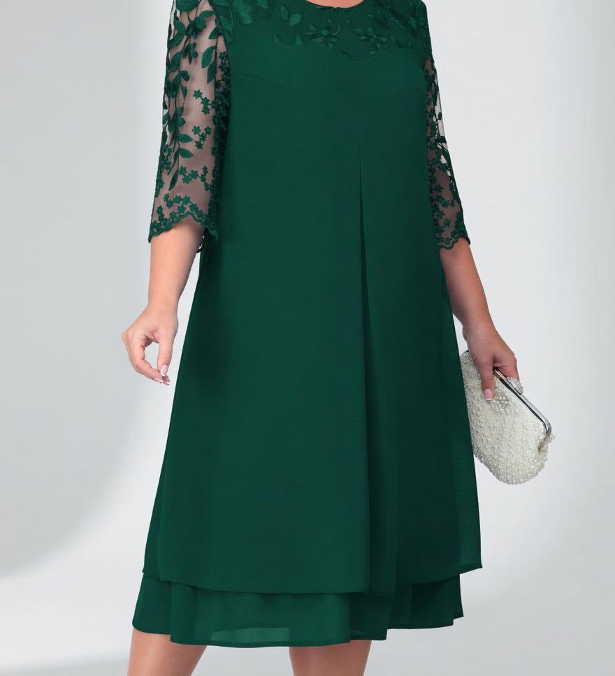 Rosévaine™ — Robe dentelle élégante cérémonie raffinée