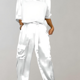 Frieda | Ensemble Cargo-Lounge en Soie