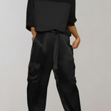 Frieda | Ensemble Cargo-Lounge en Soie