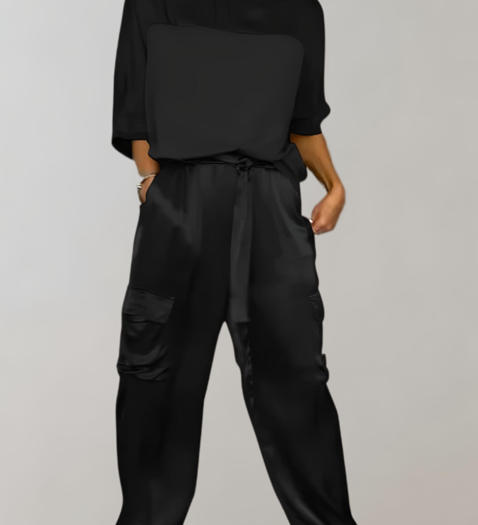 Frieda | Ensemble Cargo-Lounge en Soie