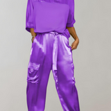 Frieda | Ensemble Cargo-Lounge en Soie