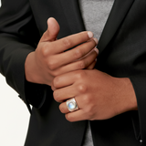 Kathrin | Bague Bohème avec Pierre Lumineuse