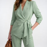 Véronise™ — Ensemble tailleur fluide élégant structuré