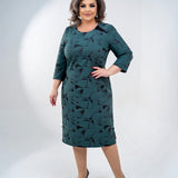 Adréliane™ — Robe élégante structurée confortable intemporelle