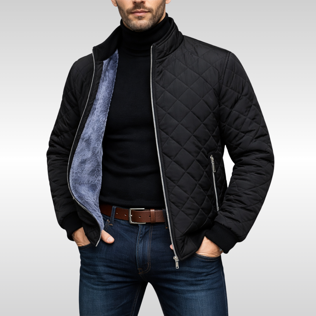 LAURENT MONACO | VESTE D'HIVER MATELASSÉE CHAUDE CLASSIQUE POUR HOMME