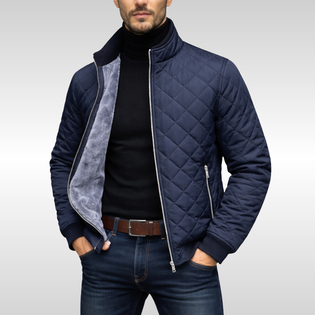 LAURENT MONACO | VESTE D'HIVER MATELASSÉE CHAUDE CLASSIQUE POUR HOMME