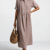 Lysandra™ | Robe chemise fluide estivale
