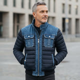 LAURENT MONACO | VESTE EN DENIM REMBOURRÉE HYBRIDE POUR HOMME