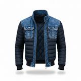 LAURENT MONACO | VESTE EN DENIM REMBOURRÉE HYBRIDE POUR HOMME