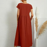 Gabrielle™ - Robe midi fluide élégance intemporelle