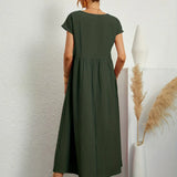 Gabrielle™ - Robe midi fluide élégance intemporelle