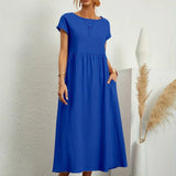 Gabrielle™ - Robe midi fluide élégance intemporelle