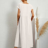 Gabrielle™ - Robe midi fluide élégance intemporelle