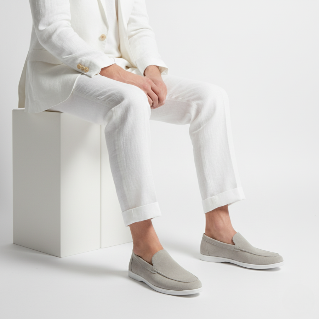 Mocassins homme à semelle contrastante