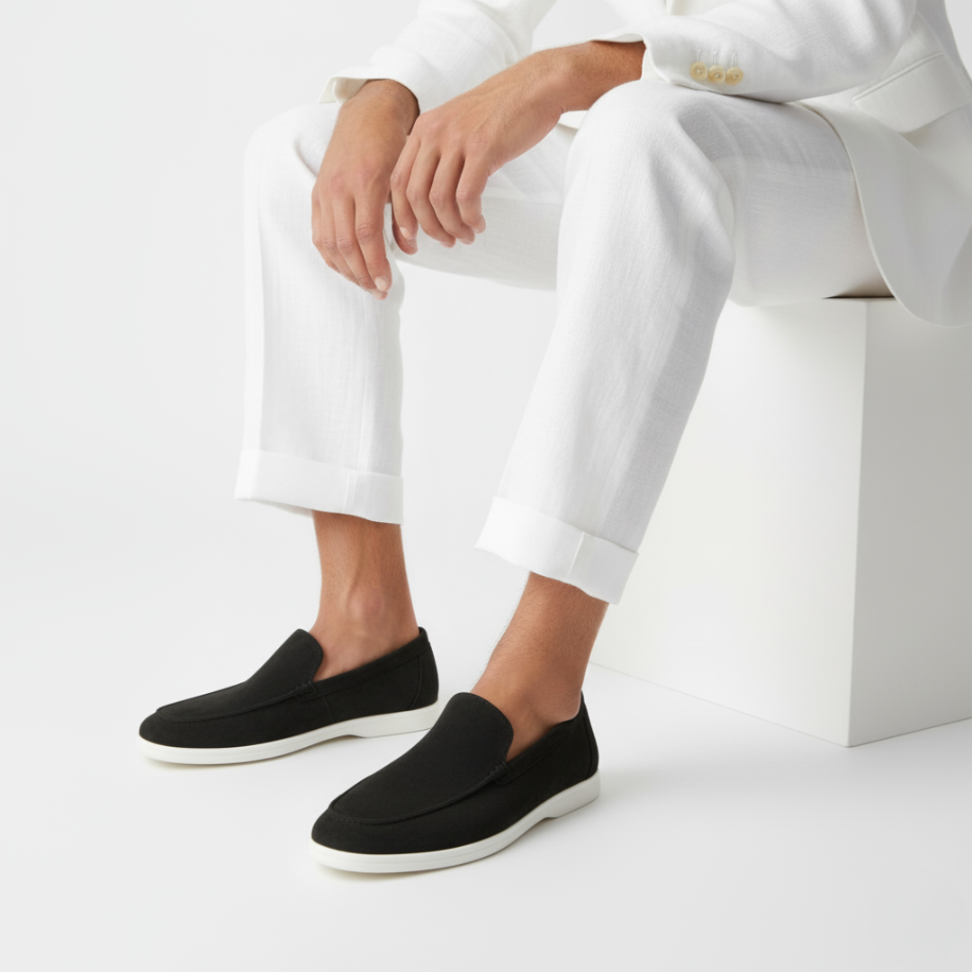 Mocassins homme à semelle contrastante