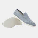 Mocassins homme couture apparente