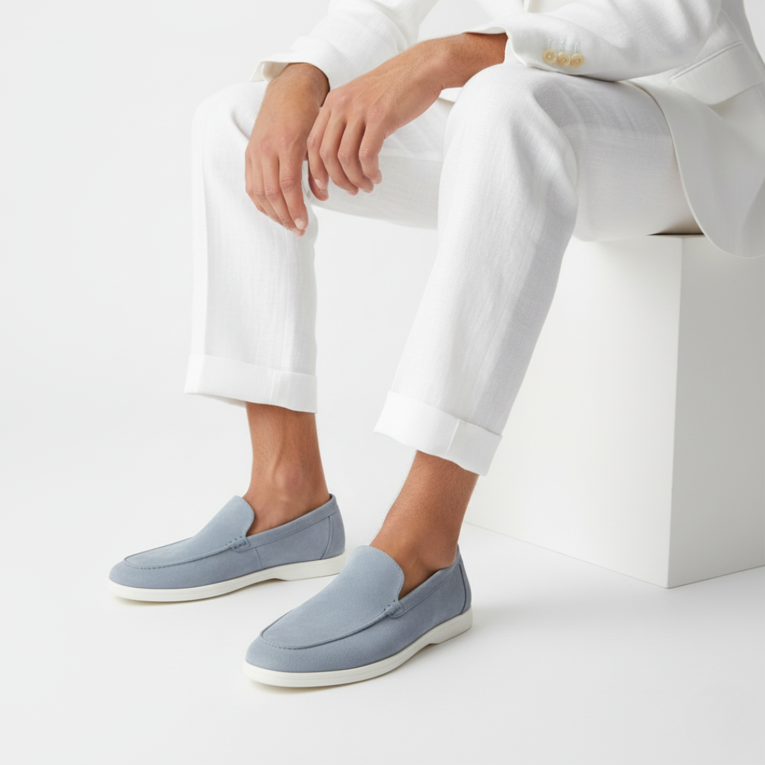 Mocassins homme à semelle contrastante