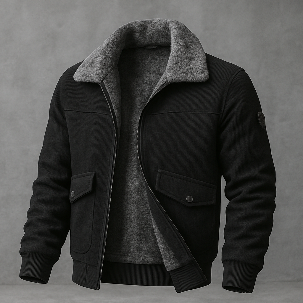 LAURENT MONACO | VESTE POUR HOMME AVEC FAUSSE FOURRURE