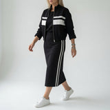 Bérénice™ — Ensemble crop top et jupe midi coordonné