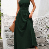 Élina™ — Robe midi élégante à taille structurée