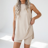 Félicité™ — Ensemble short et top sans manches fluide