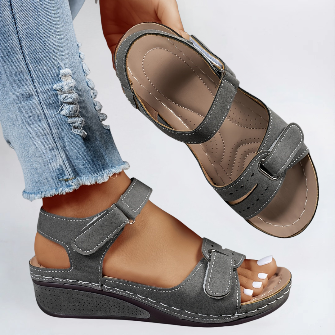 Hauke | Sandales de confort orthopédique flexibles