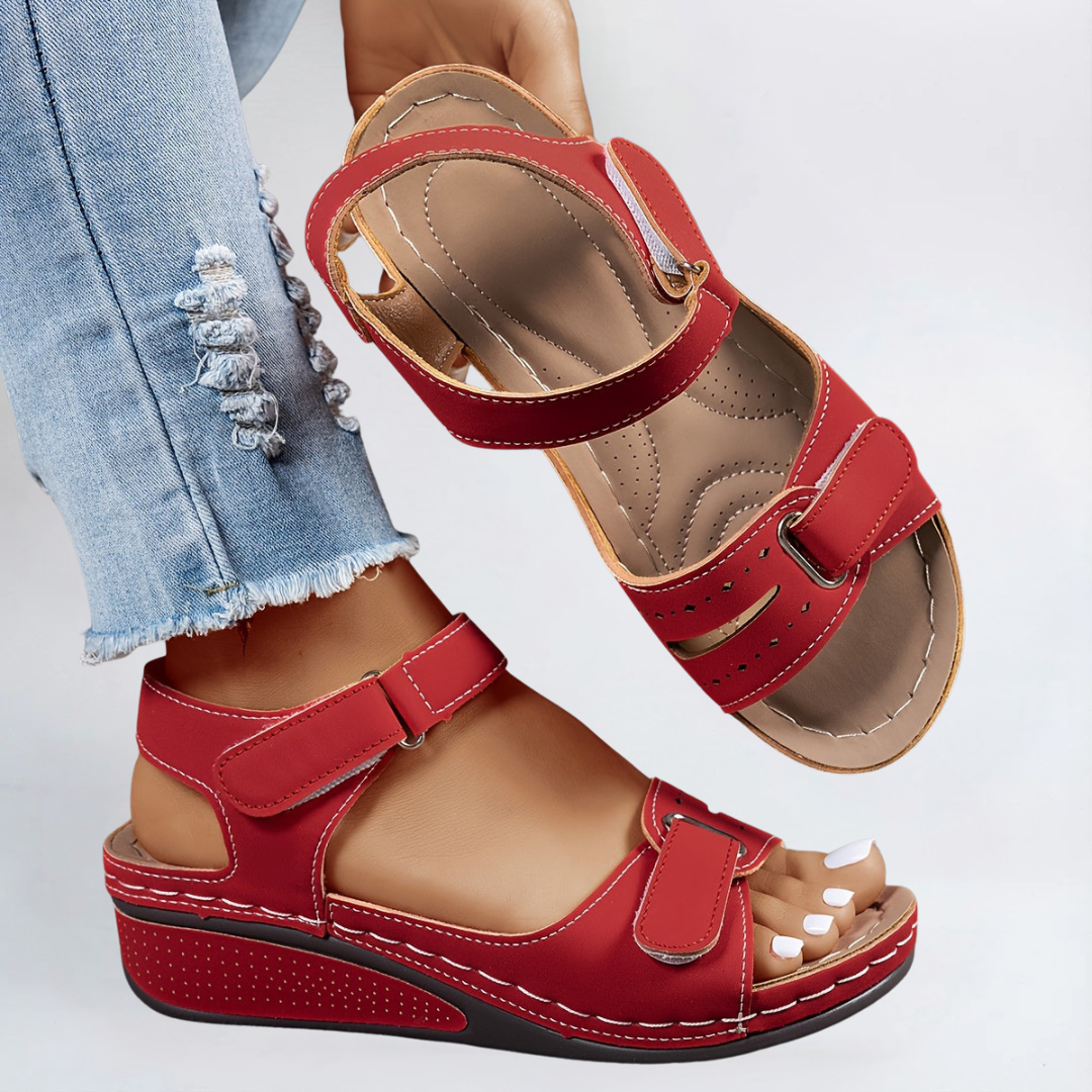 Hauke | Sandales de confort orthopédique flexibles