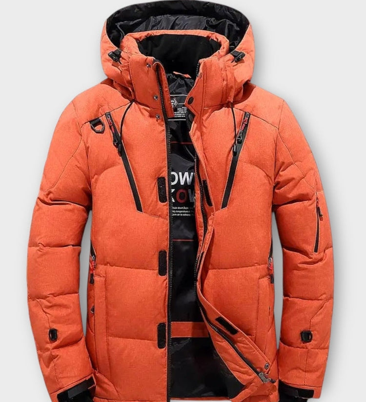 LAURENT MONACO | VESTE D'HIVER SOLIDE POUR HOMME