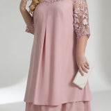 Rosévaine™ — Robe dentelle élégante cérémonie raffinée
