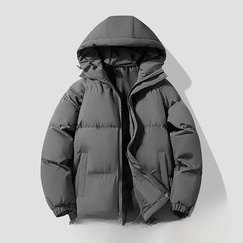 Veste Puffer en Coton avec Capuche