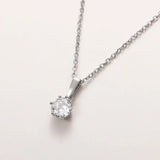 Collier Pendentif Classique en Zirconium
