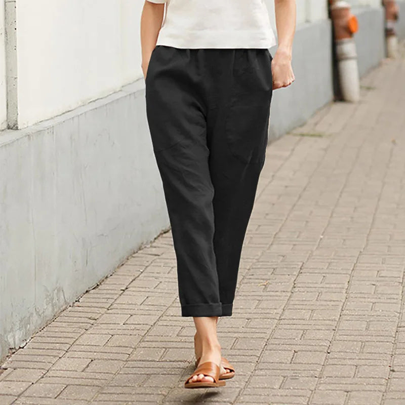 Viktoria | Pantalon large avec poches