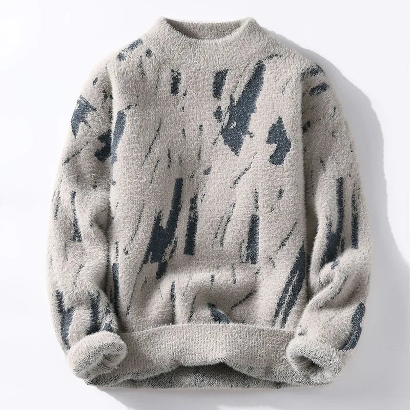 Pull Tricoté Inspiré par l'Art