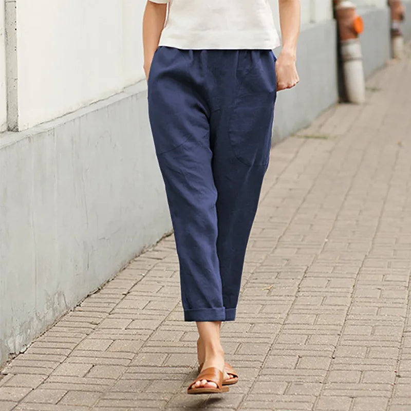 Viktoria | Pantalon large avec poches