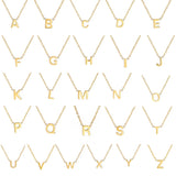 Collier Pendentif Alphabet Brillant
