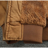 Bomber d'Hiver Doublé en Mouton