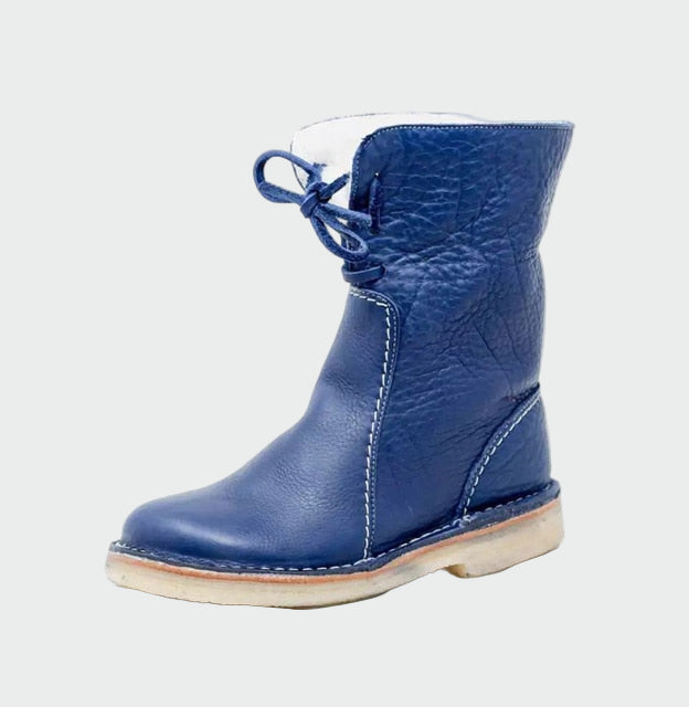 Berta | Bottes en cuir pour hommes imperméables avec doublure en laine