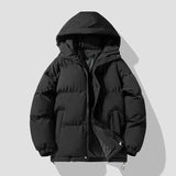 Veste Puffer en Coton avec Capuche