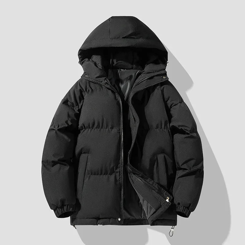 Veste Puffer en Coton avec Capuche