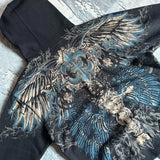 Hoodie zippé graphique angélique vintage